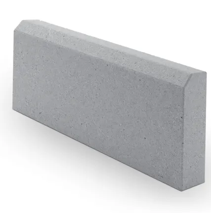 Фото №0 Бордюр садовый-тротуарный (СВЕТЛЫЙ) 1000 х 220 х 75 мм (35 кг/шт)