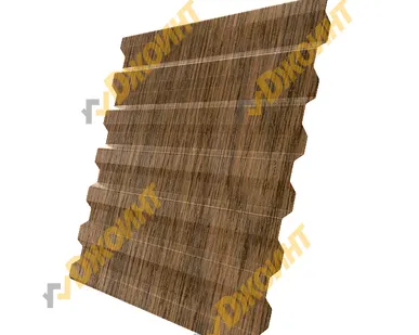 фото Профнастил С-21 0,5 Printech Real Print Hazelnut (Фундук)