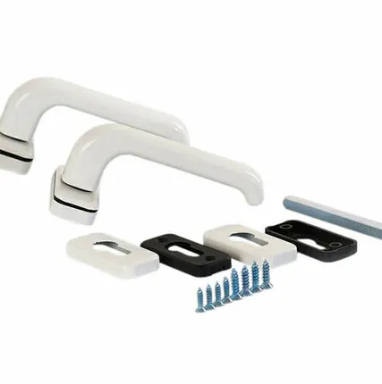 Фото №0 Гарнитур нажимной Elementis раздельный, белый