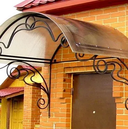 Фото №0 Изготовление навесов и козырьков