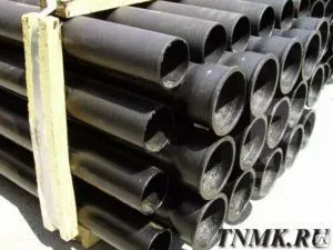 Фото №0 Труба чугунная оцинкованная ВЧШГ ДУ 100 L=6м с ЦПП ГОСТ 9583-75