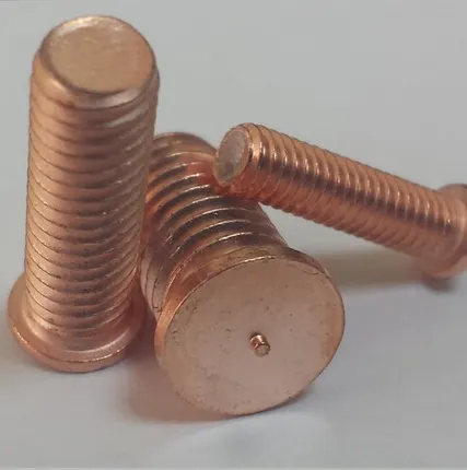 Фото №0 Шпилька приварная омедненная HARPOON с метрической резьбой М6 х 16