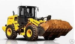 Фото №0 Аренда фронтального погрузчика с водителем