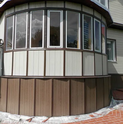 Фото №0 Фасадные панели из ДПК