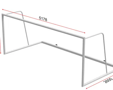 фото Ворота футбольные 5х2 м, тип 4