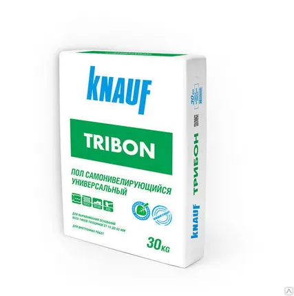 Фото №0 KNAUF ТРИБОН пол самонивелирующийся (стяжка) 30кг(42шт)