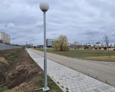 фото Фонарный столб ОТф-3 металлический