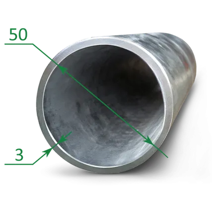 Фото №0 Труба оцинкованная ВГП Ду 50x3