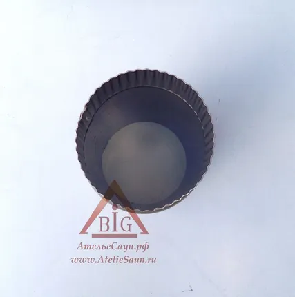 Фото №3 Труба голая D150 мм L = 0,25 м (нерж. 0,8 мм AISI 304)