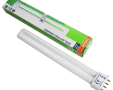 фото Osram лампа люминесцентная DULUX S/E 9W/840 (холодный белый) лампа 2G7