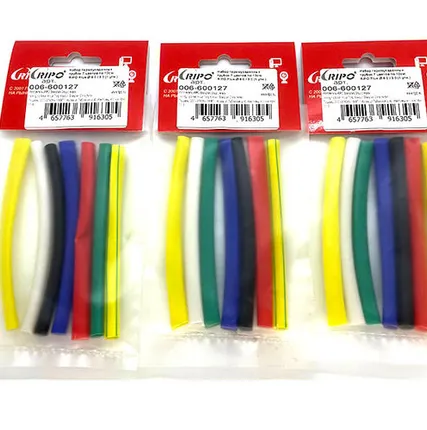 Фото №0 Набор термоусадочных трубок 7 цветов по 10см. RIPO Plus 6.0 / 3.0 (1 упк.)