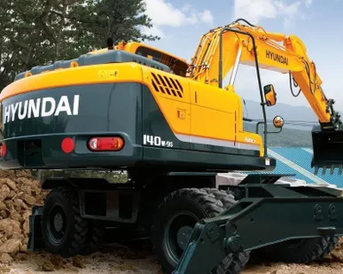 фото Экскаватор колесный Hyundai R140R-9S ковш 0,58 куб.м