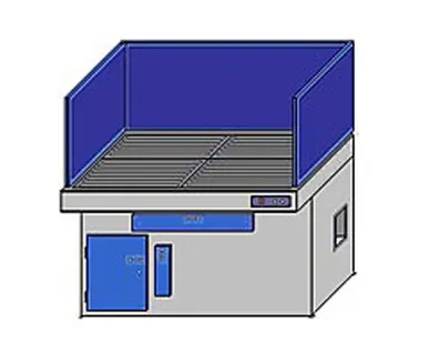 фото Стол сварщика ССК-14-8-85 с вытяжкой и пусковым управлением