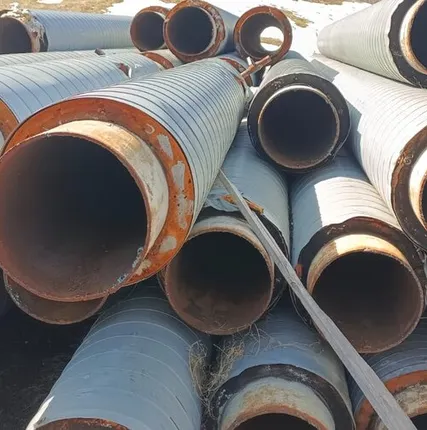 Фото №0 Труба 377х7 нерабочая в ппу изоляции