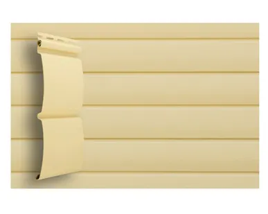 фото Сайдинг Блок-хаус Grand Line Standart ванильный (3,0м)