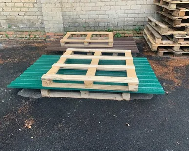 фото Профлист заборный С-8 зелёный, высота 2 метра