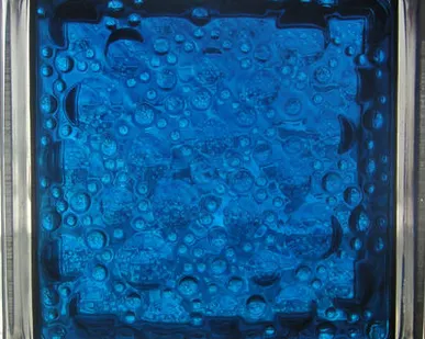 фото Стеклоблок Евро Капля синий