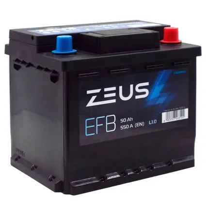 Фото №0 Аккумулятор ZEUS EFB 50 Ач о.п.