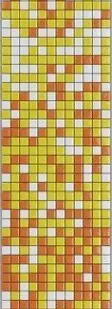 фото Растяжка из стеклянной мозаики 25-RFL-S-168