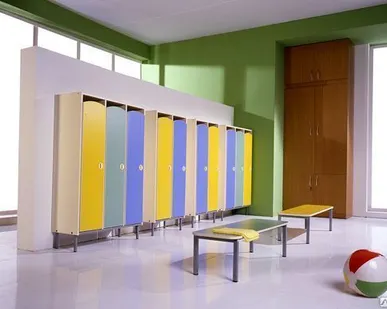 фото Детские шкафчики для одежды для детского сада