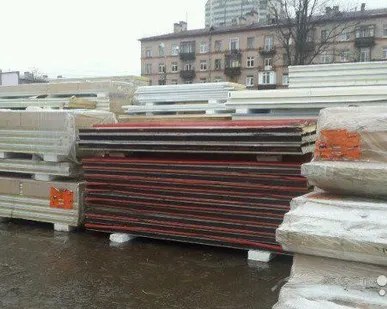 фото Сэндвич-панель кровельная пир 80 мм 6,29 м