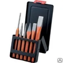 Фото №0 Набор ударно-режущего инструмента CrMo в металлическом боксе