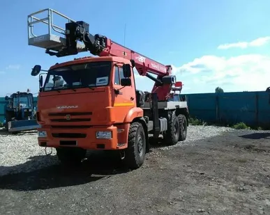 фото Аренда автовышки T328 КАМАЗ-43253 - 28 метров