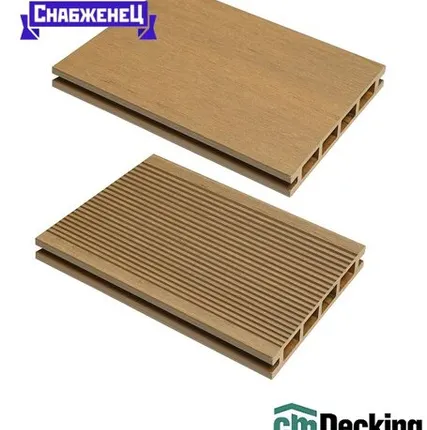 Фото №0 Террасная доска из ДПК CM Decking "Mix" цвет: Тик, 135x25 мм (цена м2)