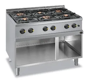 фото Плита 6 конфорочн.700 сер. Apach APRG-117P