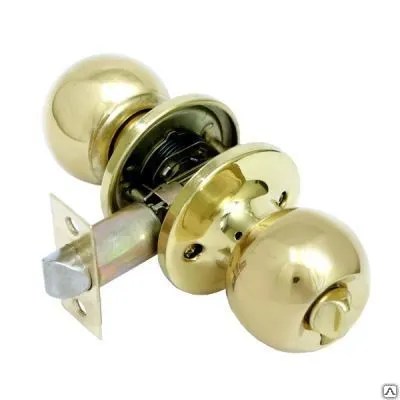 Фото №0 Защелка АЛЛЮР 5560 круглая BK фиксатор РВ латунь / 1 187