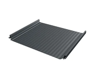 фото Кликфальц Pro Gofr 0,5 Quarzit PRO Matt с пленкой RAL 7016 антрацитвоо-серый