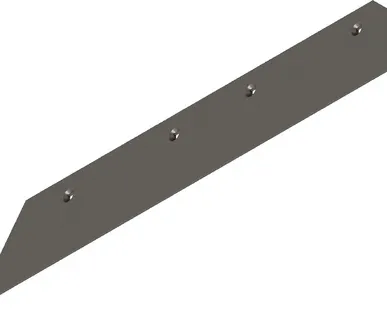 фото Лемех правый РЗЗ КГЮ.01.546 (1020 мм) для культиваторов-плоскорезов КПГ-2-150