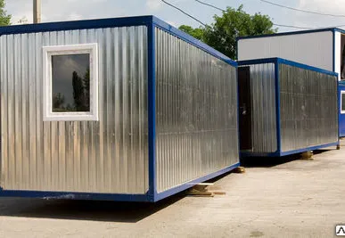 фото Металлическая бытовка 6х2.4м