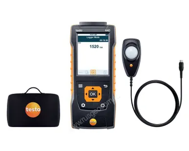 фото Комплект Testo 440 с люкс-зондом и кейсом