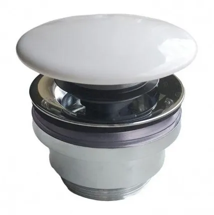 Фото №0 Донный клапан с керамической крышкой DR.1/WHT