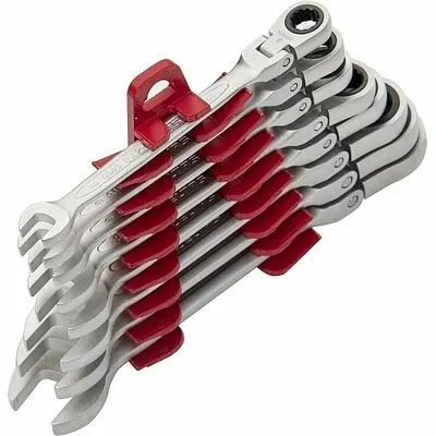 Фото №0 Набор ключей комбинированных трещоточных с шарниром 8-19 мм12 предметов, IZELTAS, 0345002112, 14006050030