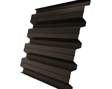 фото Профнастил Н-60 0,5 RR 32 темно-коричневый 2 м