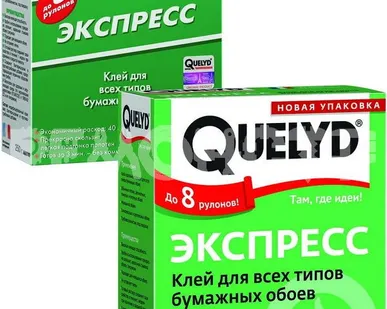 фото Клей обойный 0,25кг ЭКСПРЕСС д/всех видов бумажных обоев QUELYD (30) П