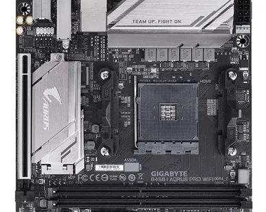 фото Материнская плата GIGABYTE B450