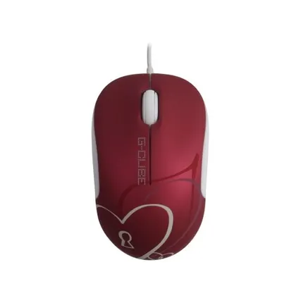 Фото №0 Мышь G-CUBE GOE-330N Red USB