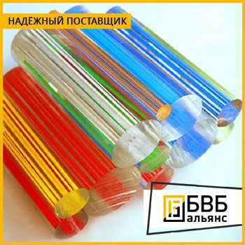 Фото №0 Оргстекло стержень 150 мм ТОСН