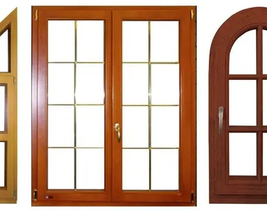 фото Окна из дерева