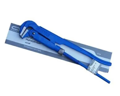 фото Ключ трубный рычажный Сибртех №1, литой 15758