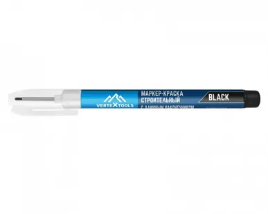 фото Маркер краска строительный VERTEXTOOLS черный