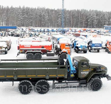 Фото №0 Манипулятор ИМ-55 на шасси Урал 4320