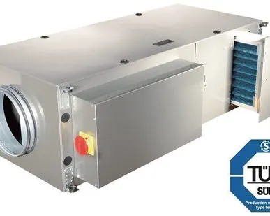 фото Водяной нагреватель ND-A2-VV-E2 для вентустановки ALFA-C-80V