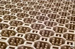 Фото №0 Грязезащитное модульное покрытие из ПВХ OPTIMA 9х250х250 мм черное