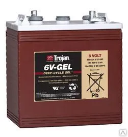 фото Тяговый гелевый аккумулятор глубокого разряда TROJAN 6B-GEL