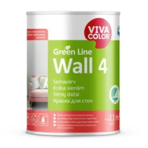 Фото №0 WALL- 4 матовая вододисперсионная краска, база С, 0,9 литра