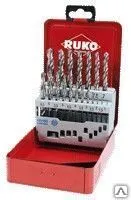 фото Набор сверл RUKO HSS-G (шлифованных) DIN 338 19 шт.